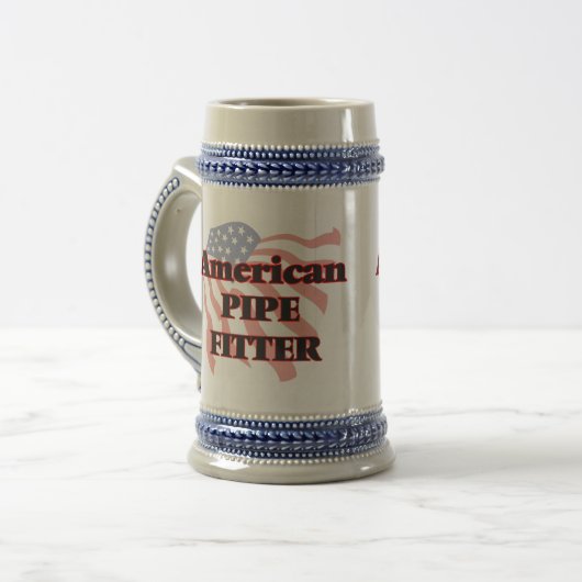 American Pipe Fitter Bierpul (Voorkant links)