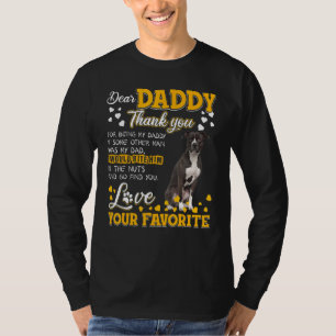 American Pit Bull Beste papa Bedankt dat je M bent T-shirt