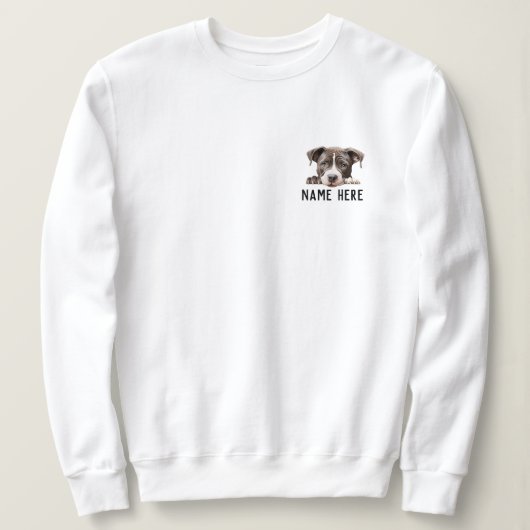 American Pit Bull Peking gepersonaliseerd Trui (Design voorkant)