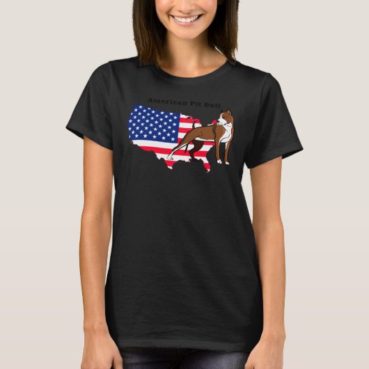 American Pit Bull. T-shirt (Voorkant)