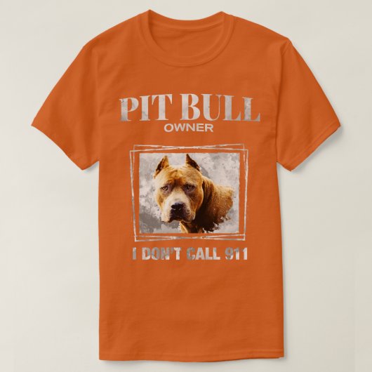 American Pit Bull Terrier APBT (1) T-shirt (Design voorkant)