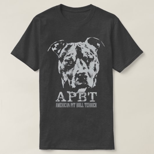 American Pit Bull Terrier APBT (3) T-shirt (Design voorkant)
