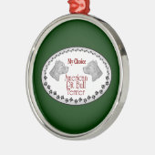 American Pit Bull Terrier Hond Metalen Ornament (Links)