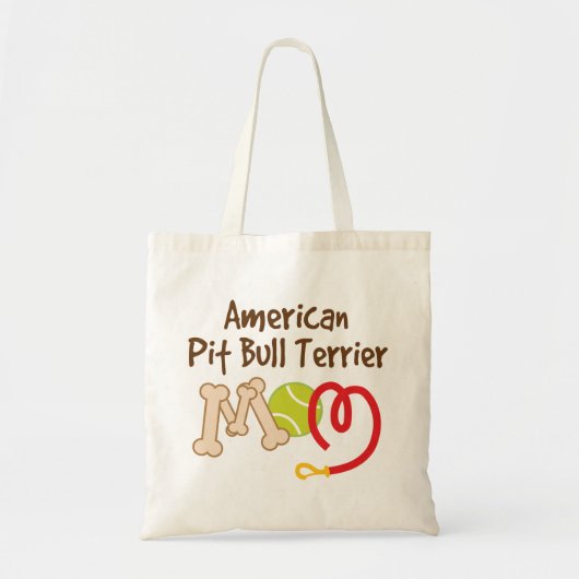 American Pit bull Terrier Hondenras Mam Gift Tote Bag (Voorkant)