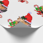 American Pit Bull Terrier Kerstmis Cadeaupapier (Hoek)