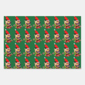 American Pit Bull Terrier Kerstmis Inpakpapier Vel (Voorkant)