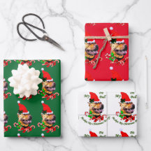 American Pit Bull Terrier Kerstmis