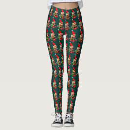 American Pit Bull Terrier Kerstmis Leggings