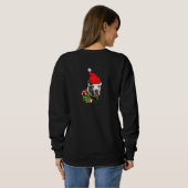 American Pit Bull Terrier Kerstmis Trui (Achterkant volledig)