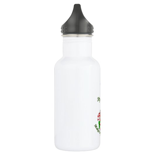 American Pit Bull Terrier Kerstmis Waterfles (Links)