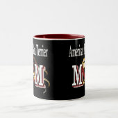 American Pit Bull Terrier MOM Tweekleurige Koffiemok (Center)