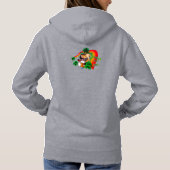 American Pit Bull Terrier St Patricks Day Hoodie (Achterkant)