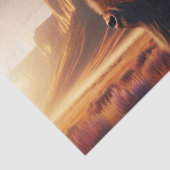 American Plains Bison Decoupage Papier (Detail)