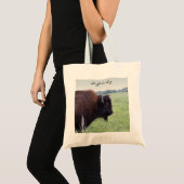 American Plains Buffalo Bison Bag Tote Bag (Voorkant (product))