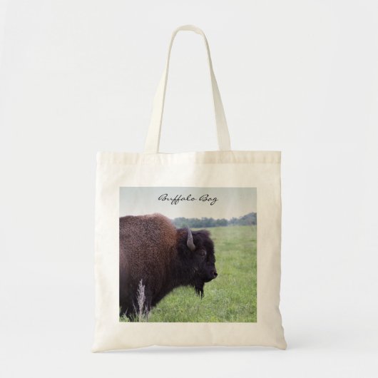 American Plains Buffalo Bison Bag Tote Bag (Voorkant)