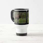 American Plains Buffalo Bison Designer Travel Mug Reisbeker (Voorkant links)
