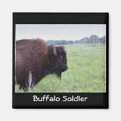 American Plains Buffalo Bison Magnet (Voorkant)