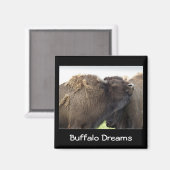 American Plains Buffalo Bison Magnet (Voorkant / Achterkant)