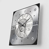 American Platinum Eagle ~ Liberty Head & Crown ~ Vierkante Klok (Hoek)