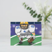 American player briefkaart (Staand voorkant)