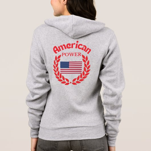 American power usa flag Original Hoodie (Achterkant)
