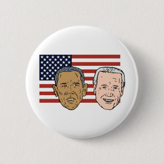 American President Barack en VP Joe Biden Ronde Button 5,7 Cm