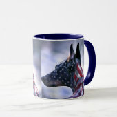 American Pride Doberman Mok (Voorkant rechts)