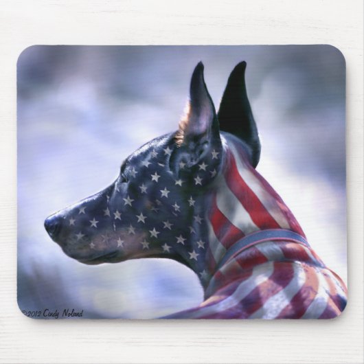 American Pride Doberman Muismat (Voorkant)