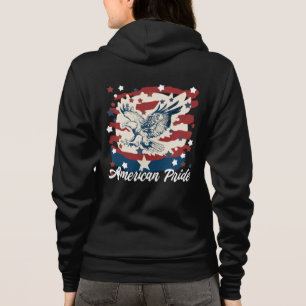 American Pride Eagle Denim Jas Hoodie