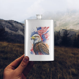 American Pride Eagle Hip Flask Flacon