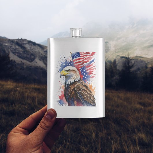 American Pride Eagle Hip Flask Flacon