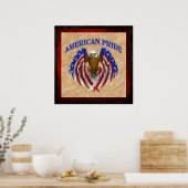 American Pride Eagle Poster (Keuken)