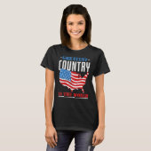 American Pride Freedom Liberty Amerikaanse vlag Ha T-shirt (Voorkant volledig)