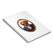 American Pride Golden Retriever Vintage Shirt 4 Notitieboek (Rechterzijde)