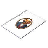 American Pride Golden Retriever Vintage Shirt 4 Notitieboek (Linkerzijde)