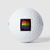 American Pride Grunge Golfballen (Voorkant)