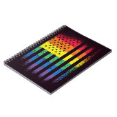 American Pride Grunge Notitieboek (Linkerzijde)