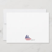 American Pride Invitation Kaart (Achterkant)