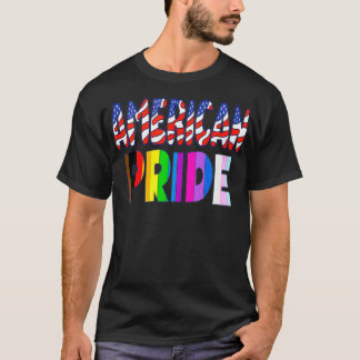American Pride LGBTQ+ America Pride Month 4 juli T-shirt