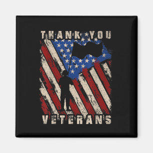 American Pride Patriot Soldier Veterans US Flag Me Magneet