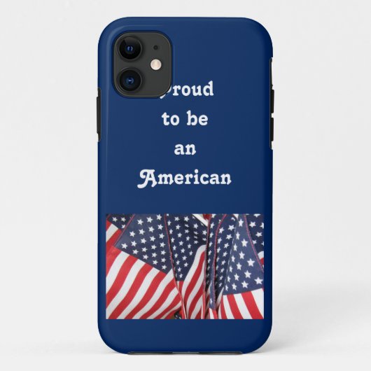 American Pride Patriotic Phone Case (Achterkant)