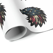 American Pride, Patriottische Rode Witte Blauwe Ad Cadeaupapier (Rol Hoek)