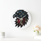 American Pride, Patriottische Rode Witte Blauwe Ad Grote Klok (Huis)