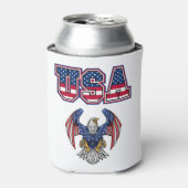 American Pride USA Shield Custom Blikjeskoeler (Blikje Voorkant)