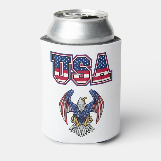 American Pride USA Shield Custom Blikjeskoeler (Blikje Achterkant)