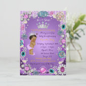 American Princess Baby shower Invitation Kaart (Staand voorkant)