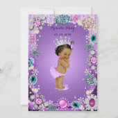American Princess Baby shower Invitation Kaart (Achterkant)