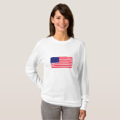 American Proud The MUSEUM Zazzle Sjabloon 2 T-shirt (Voorkant volledig)