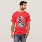 American Pug T-shirt (Voorkant volledig)
