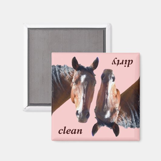 American Quarter Paard Vaatwasser Magneet (Voorkant / Achterkant)